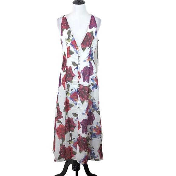 Privacy Please Dress Reina Floral Midi - Picture 5 of 7